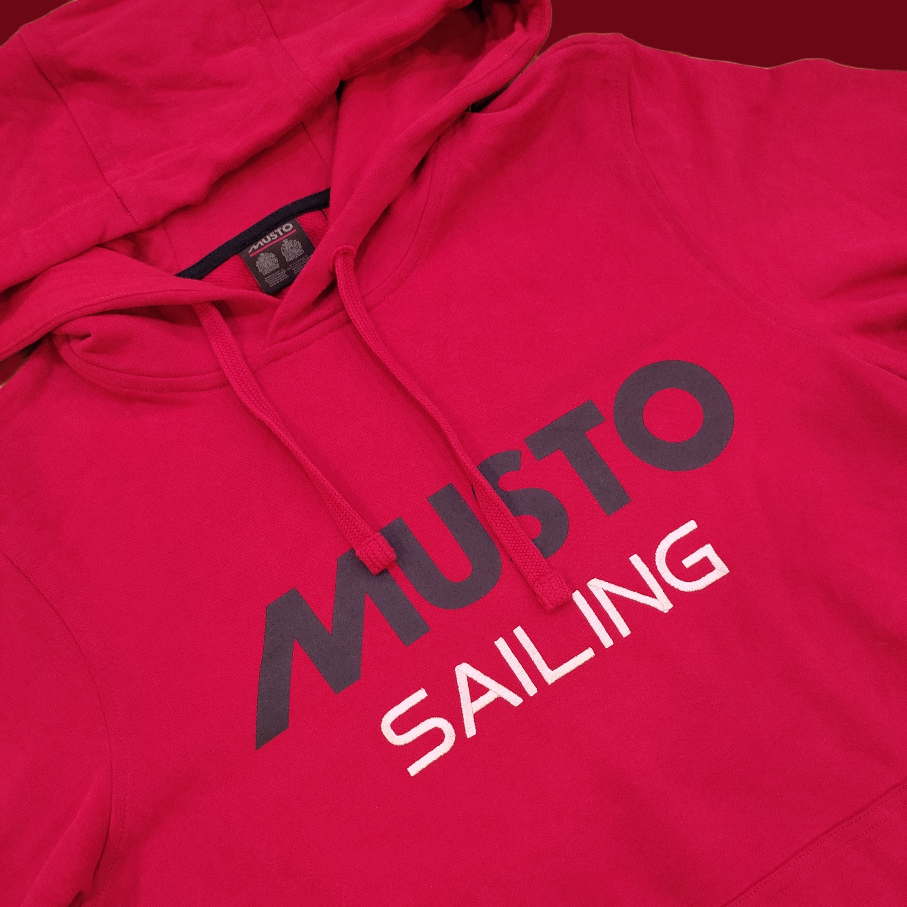 MUSTO SAILING Hoodie -Kırmızı-