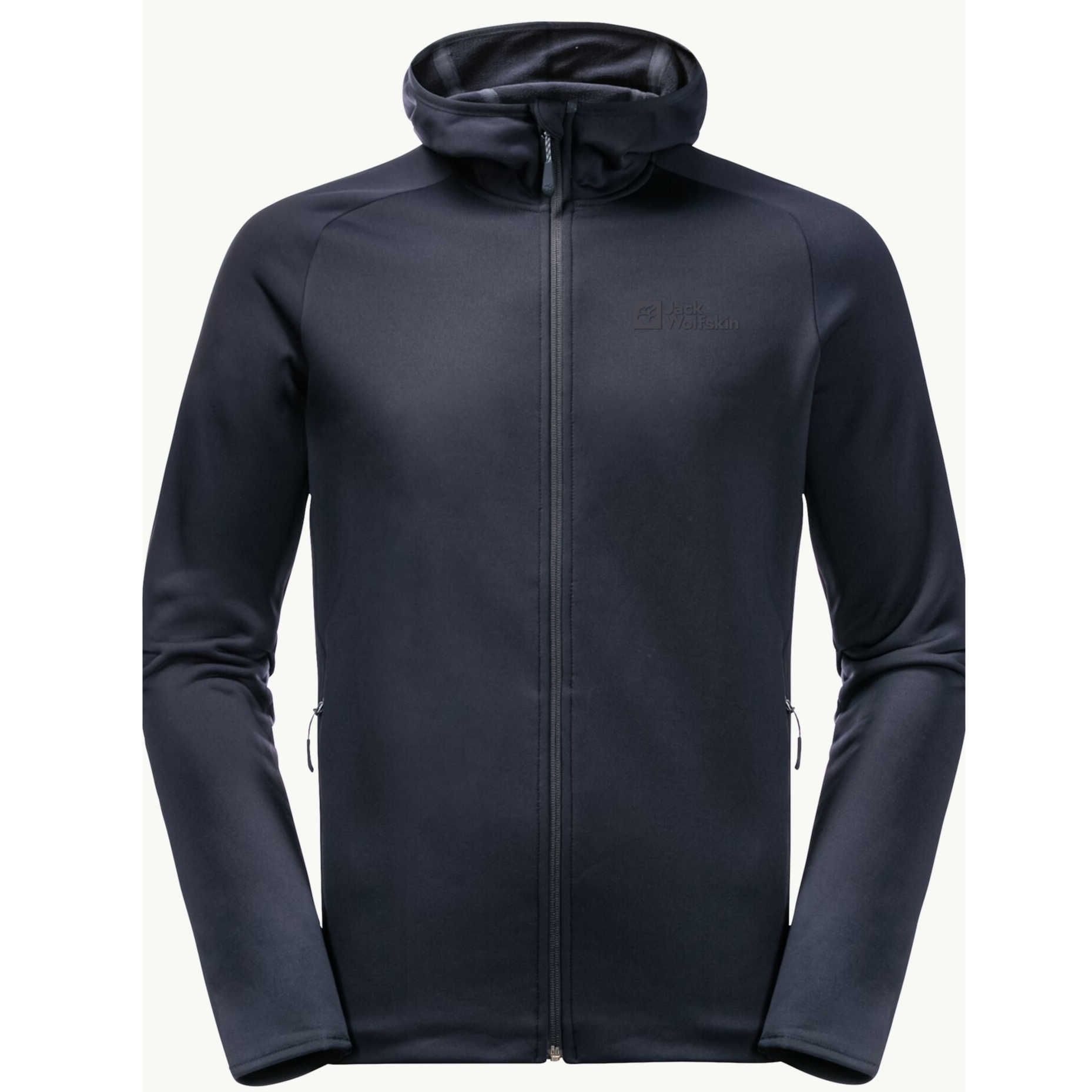 Jack Wolfskin Baiselberg Hooded Fz Erkek Polar Hoodie -Lacivert-