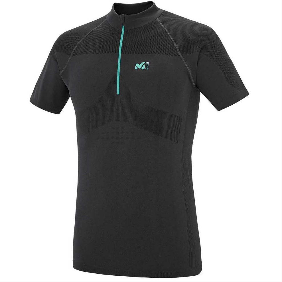 MILLET LTK Seamless Half Zip Erkek Temel Katman T-shirt 