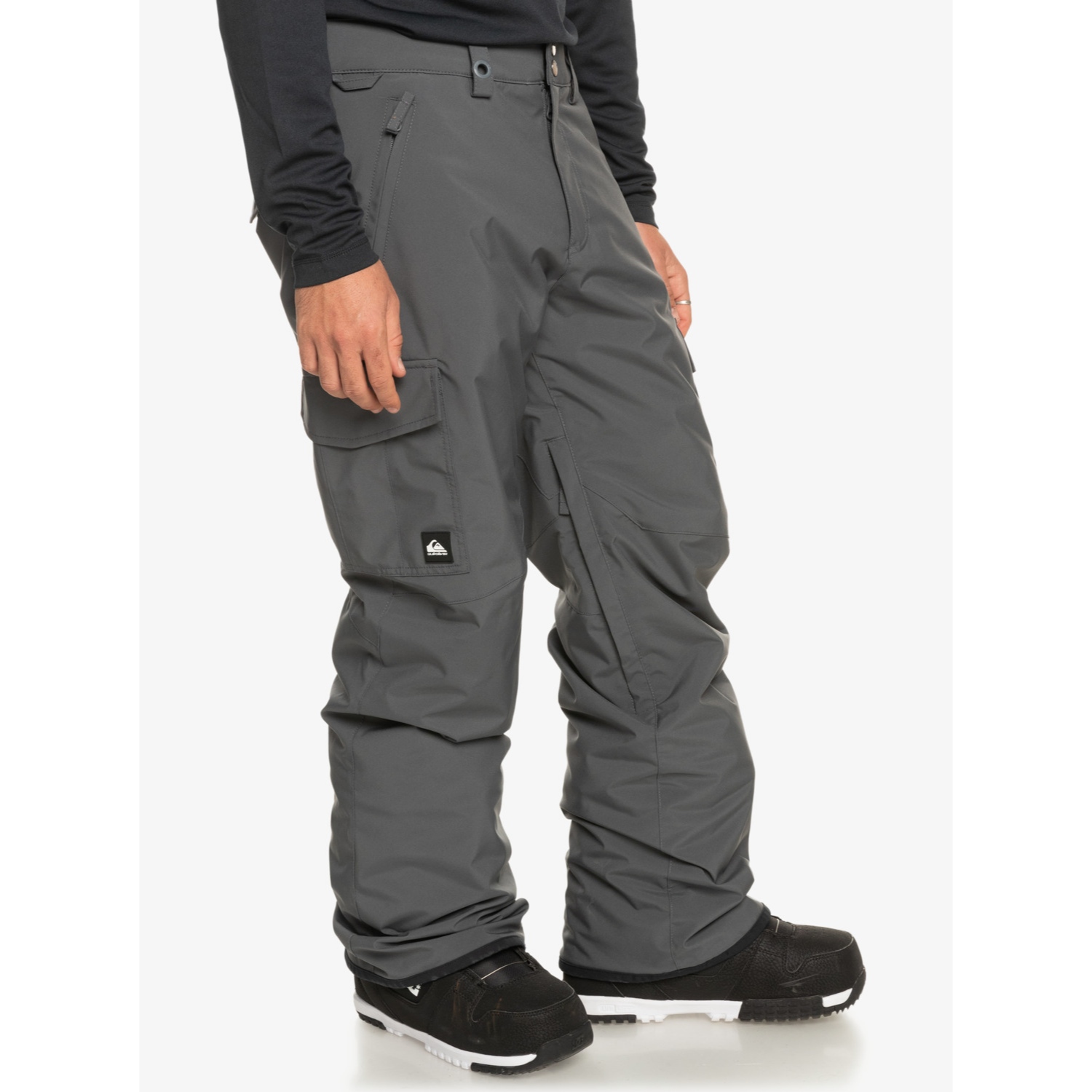 Quiksilver Porter Insulated Grey Snowboard Pants Yalıtımlı Snowboard Pantolonu