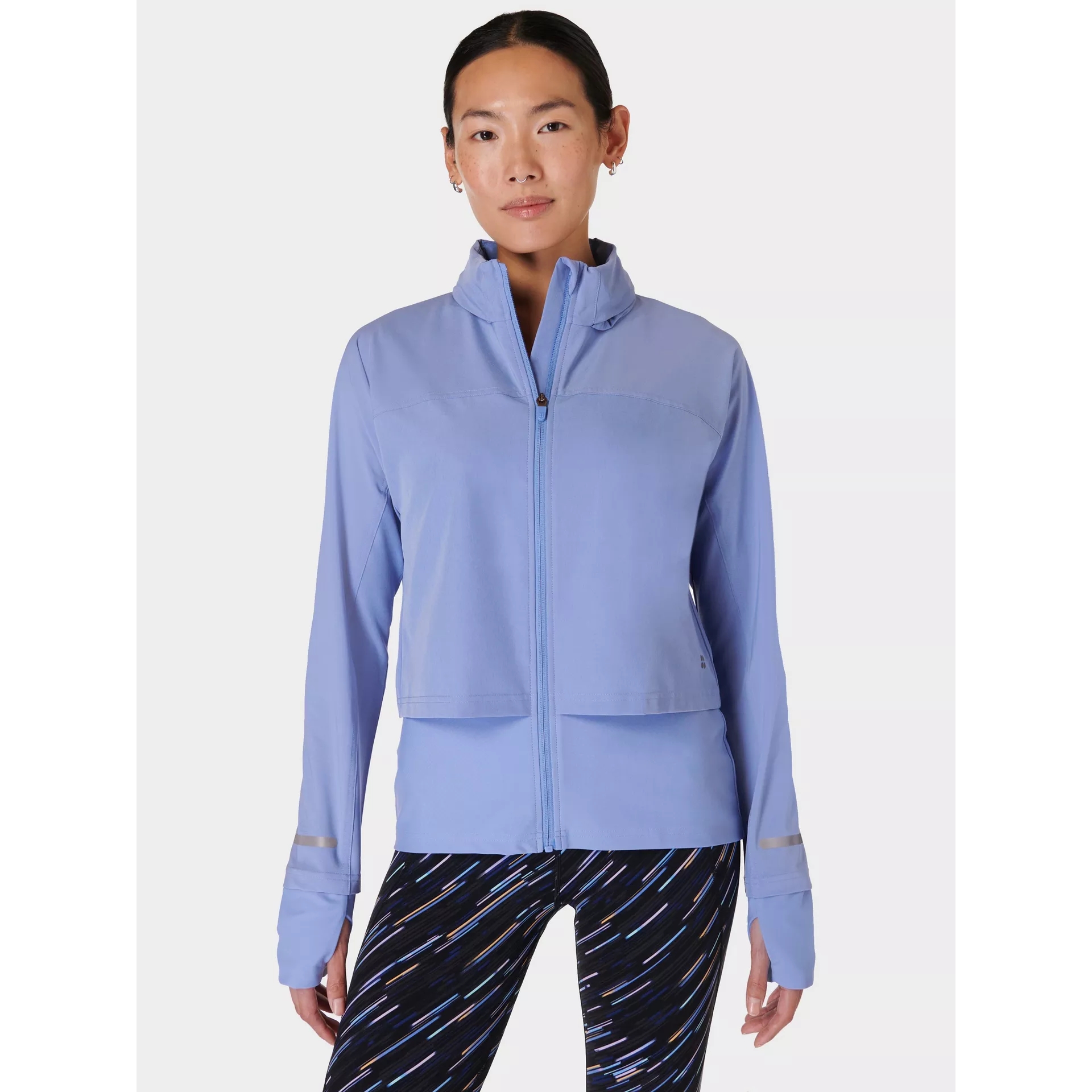 Sweaty Betty Fast Track Running Jacket Kadın Gizli Kapşonlu Koşu Ceketi