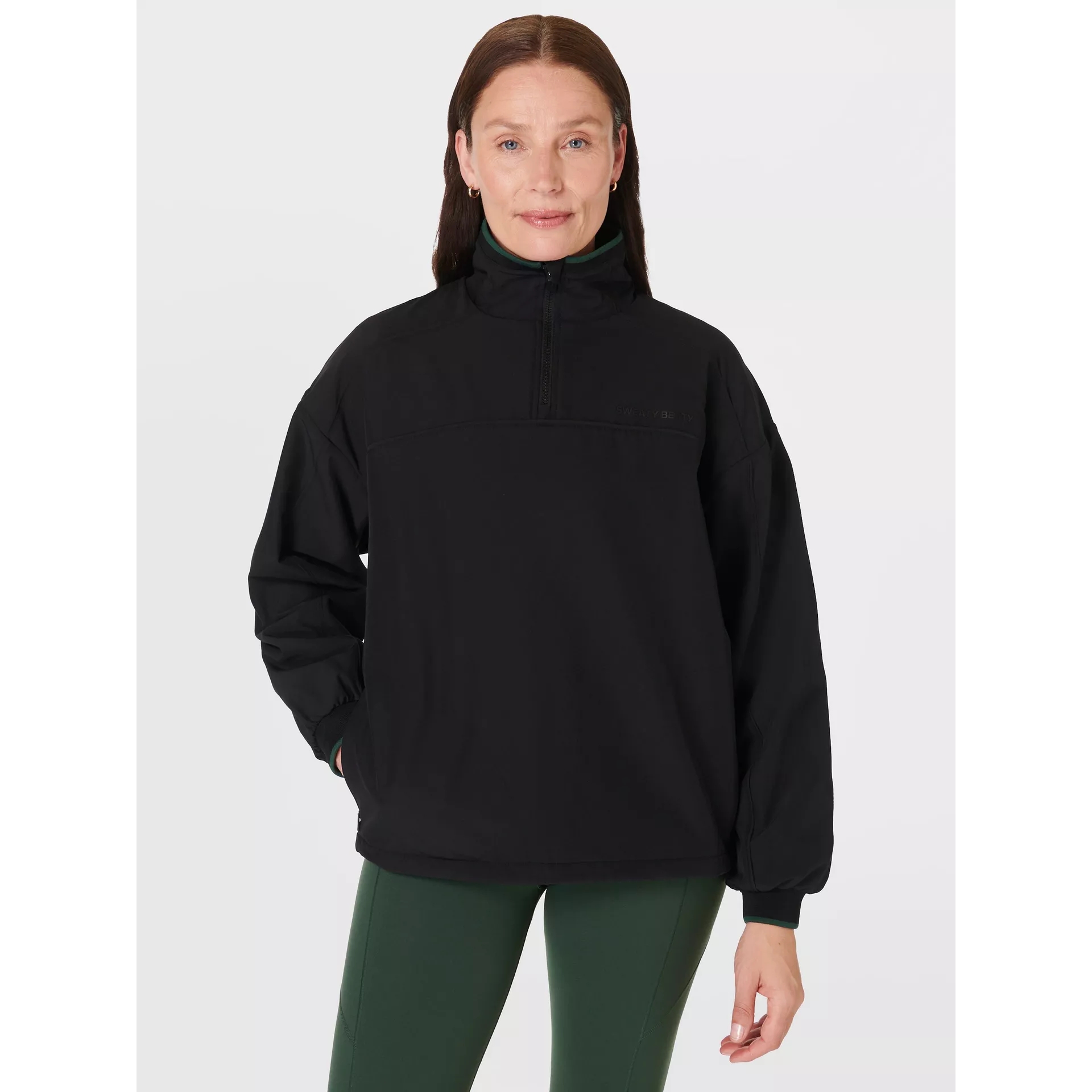 Sweaty Betty Warm Up Performance Fleece Lined Half Zip Kadın Polar