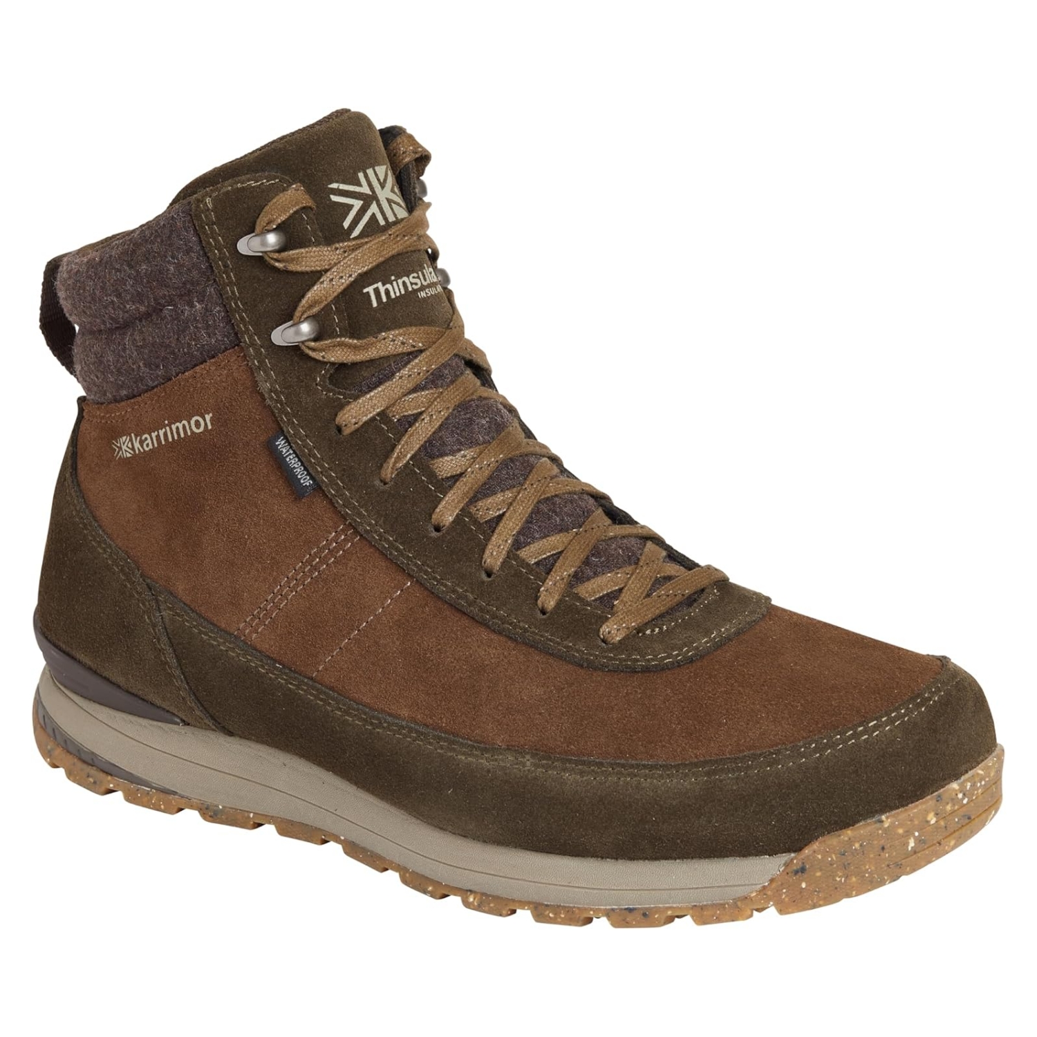 Karrimor Retro Mid 2 weathertite Brown Waterproof Deri Erkek Outdoor Bot